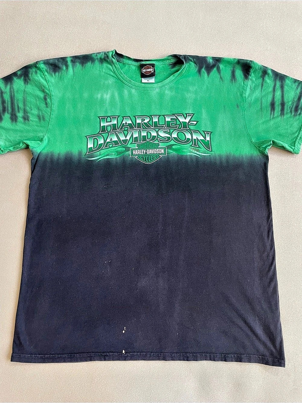 Vintage Harley-Davidson Tie-Dye Graphic Tee XL